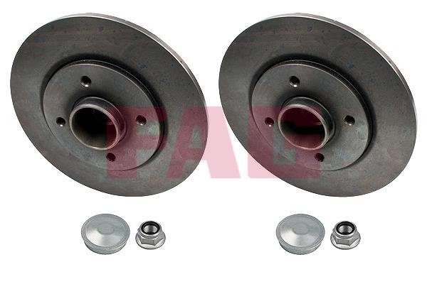 FAG 713 5311 00 Rear brake disc, non-ventilated 713531100