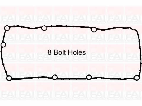 FAI RC1178S Gasket, cylinder head cover RC1178S