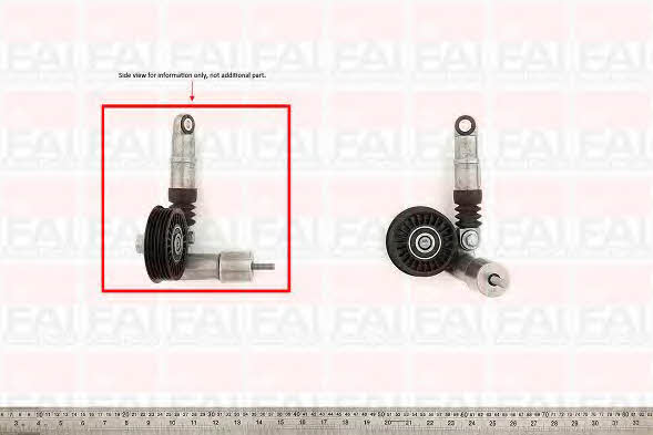 FAI T1006 V-ribbed belt tensioner (drive) roller T1006