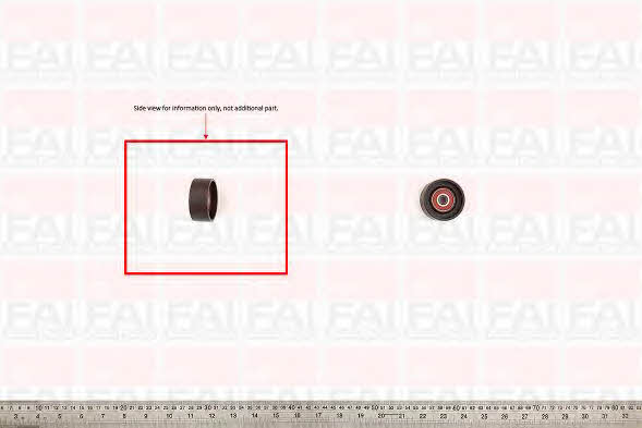 FAI T1264 Tensioner pulley, timing belt T1264