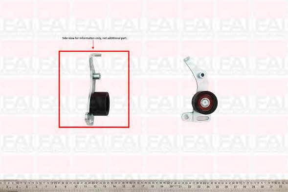FAI T2933 Tensioner pulley, timing belt T2933