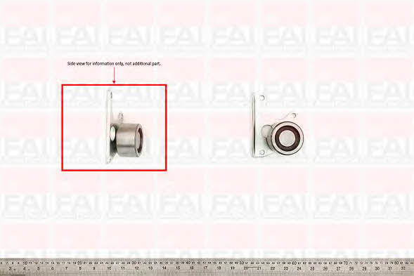 FAI T3002 Tensioner pulley, timing belt T3002