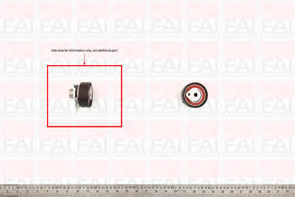 FAI T9289 Tensioner pulley, timing belt T9289