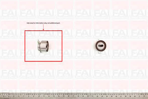 FAI T9297 Tensioner pulley, timing belt T9297