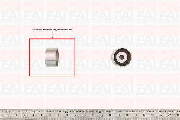 FAI T9326 Tensioner pulley, timing belt T9326