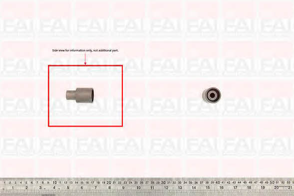 FAI T9343 Tensioner pulley, timing belt T9343