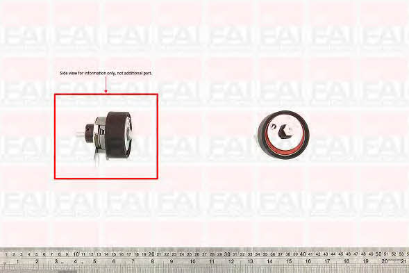 FAI T9356 Tensioner pulley, timing belt T9356