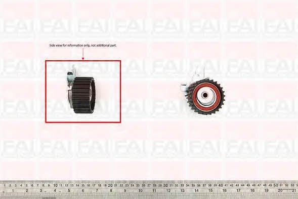 FAI T9376 Tensioner pulley, timing belt T9376