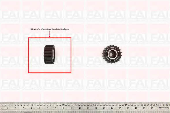 FAI T9395 Tensioner pulley, timing belt T9395