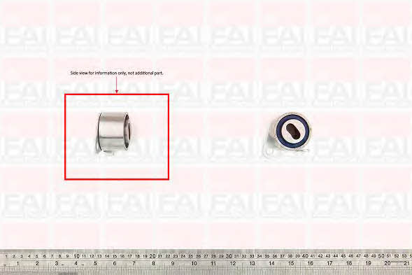 FAI T9399 Tensioner pulley, timing belt T9399