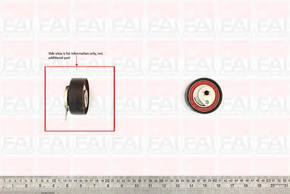 FAI T9488 Tensioner pulley, timing belt T9488