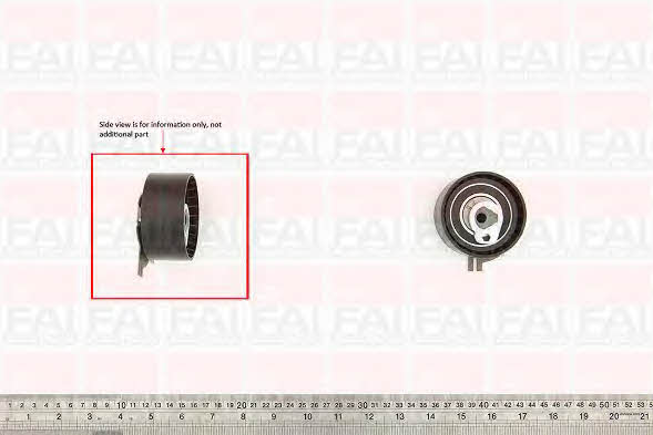 FAI T9502 Tensioner pulley, timing belt T9502