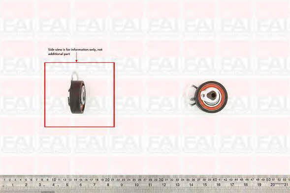 FAI T9509 Tensioner pulley, timing belt T9509