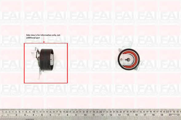 FAI T9533 Tensioner pulley, timing belt T9533