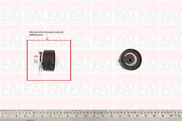 FAI T9553 Tensioner pulley, timing belt T9553