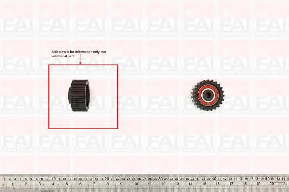 FAI T9576 Tensioner pulley, timing belt T9576