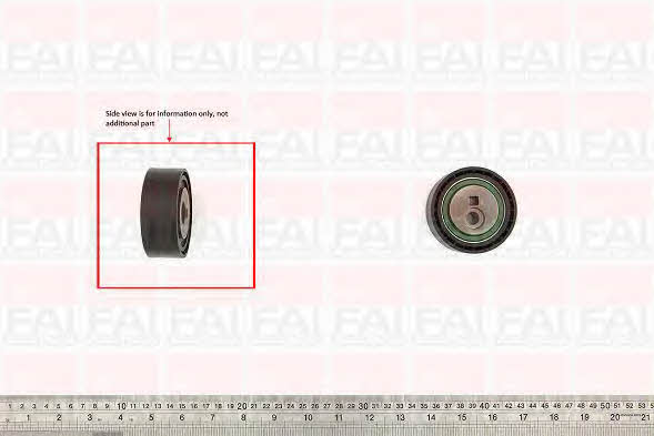 FAI T9604 V-ribbed belt tensioner (drive) roller T9604