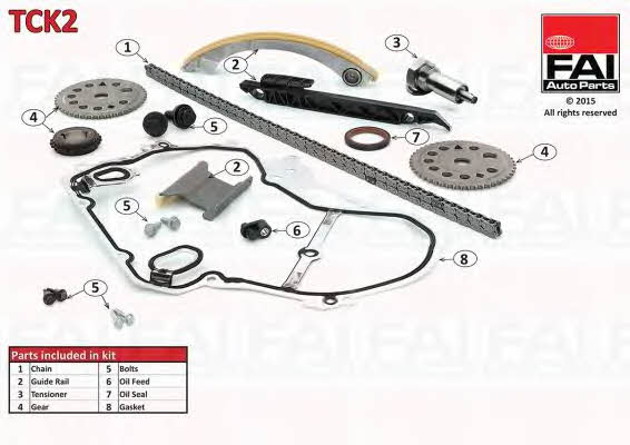 FAI TCK2 Timing chain kit TCK2