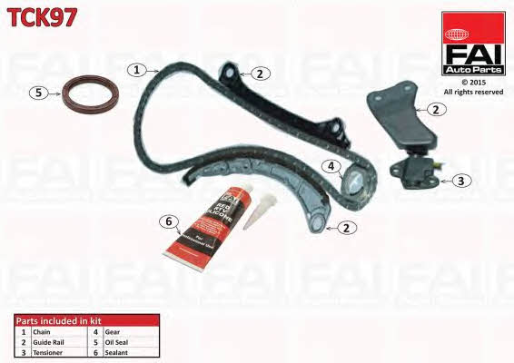 Timing chain set Suzuki: TCK97 FAI Timing chain kit