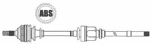 Farcom 122499 Drive shaft 122499