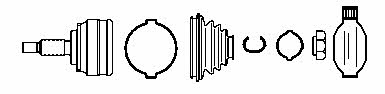 Farcom 134026 CV joint 134026