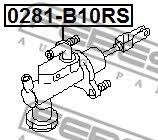 Febest Master cylinder, clutch – price [object Object] PLN