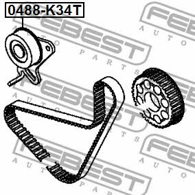 Febest Timing belt tensioner pulley – price [object Object] PLN