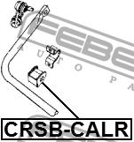 Rear stabilizer bush Febest CRSB-CALR