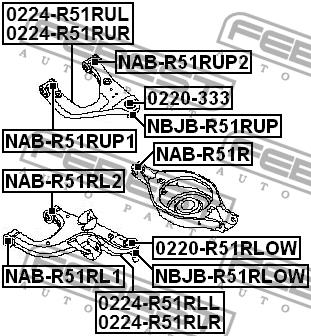 Febest Ball joint – price [object Object] PLN