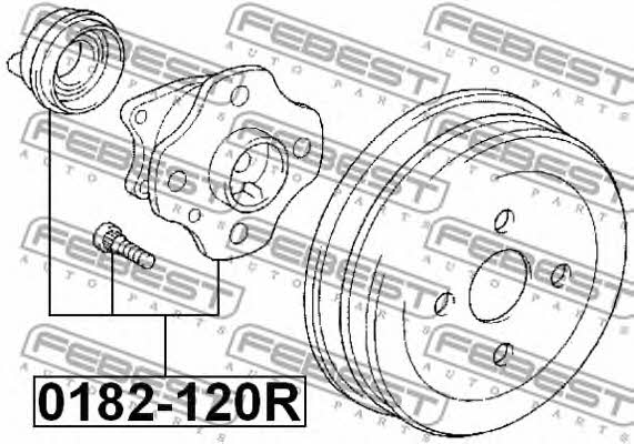 Buy Febest 0182-120R at a low price in United Arab Emirates!