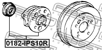 Febest Rear wheel hub – price 440 PLN