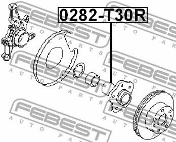 Febest Wheel hub – price 182 PLN