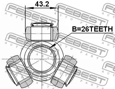 Buy Febest 2716-S80T at a low price in United Arab Emirates!