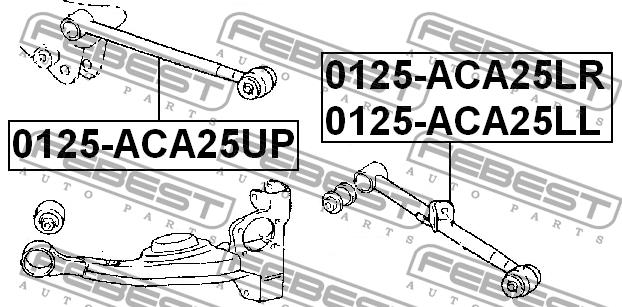 Febest Lever rear transverse – price 127 PLN