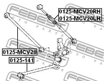 Febest Traction rear transverse – price 129 PLN