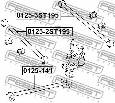 Jet thrust Febest 0125-2ST195