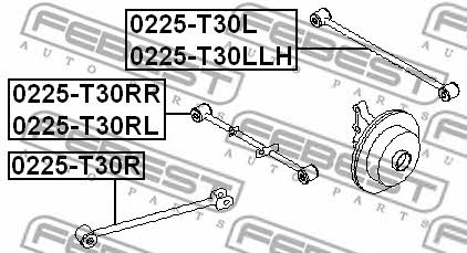Jet thrust Febest 0225-T30RR