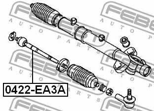 Inner Tie Rod Febest 0422-EA3A
