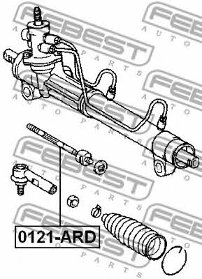 Febest Inner Tie Rod – price 51 PLN