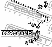 Febest Rear stabilizer bar – price 52 PLN