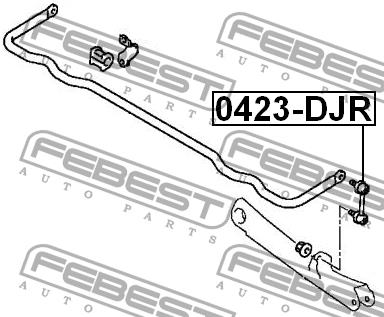 Febest Rear stabilizer bar – price 38 PLN