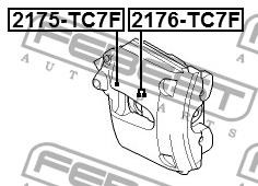 Febest Brake caliper repair kit – price 67 PLN