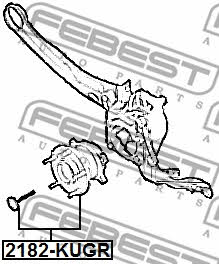 Febest Rear wheel hub – price [object Object] PLN