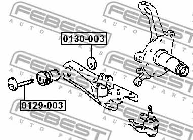 Febest Eccentric bolt – price 39 PLN