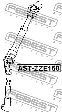 Febest Steering shaft – price [object Object] PLN