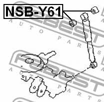 Febest Shock absorber bushing – price 10 PLN
