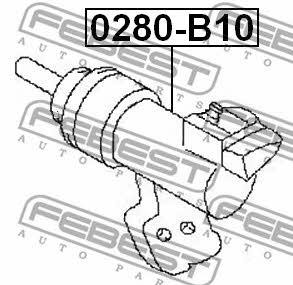 Febest Clutch slave cylinder – price [object Object] PLN