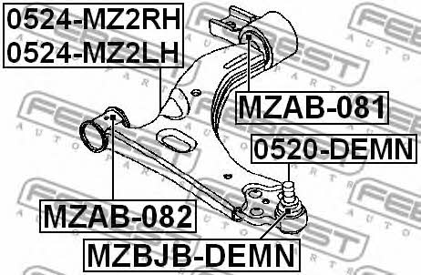 Buy Febest 0524MZ2RH – good price at EXIST.AE!