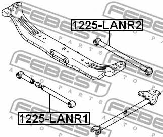 Traction rear transverse Febest 1225-LANR2