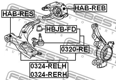 Buy Febest 0320RE – good price at EXIST.AE!